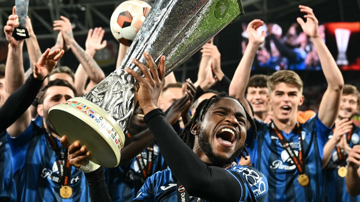 Ademola Lookman’s sensational hat-trick seals Europa League
victory for Atalanta