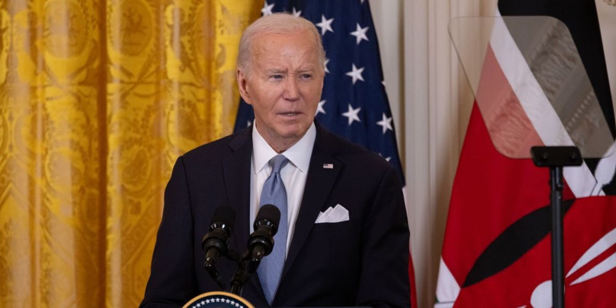 Biden aides forced to intervene as President begs reporters
to repeat questions in gaffe-filled speech