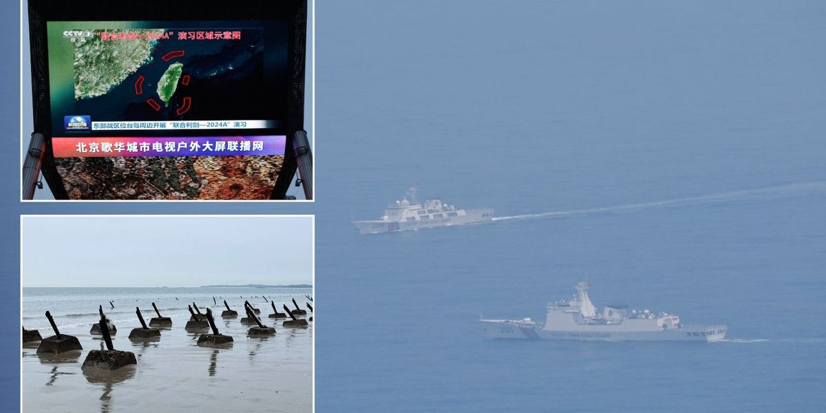 China preparing 'armada of ferries' to invade Taiwan that
could be over in 'less than an hour'