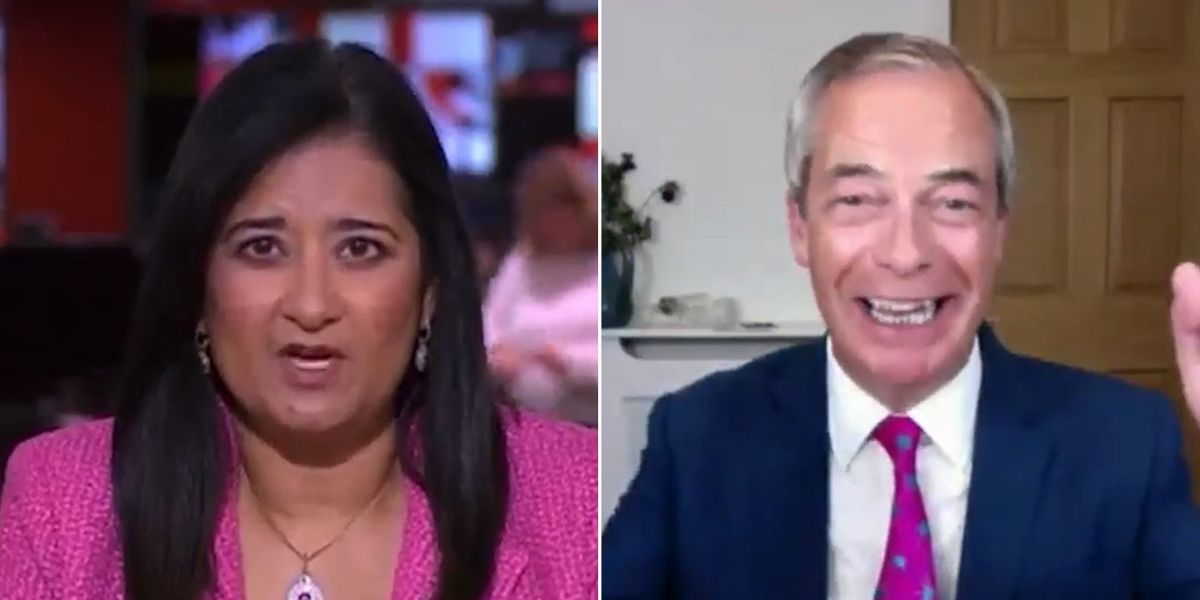 Nigel Farage hails BBC 'mask slip' incident after branding
speech 'inflammatory': 'Exposed their sheer BIAS!'