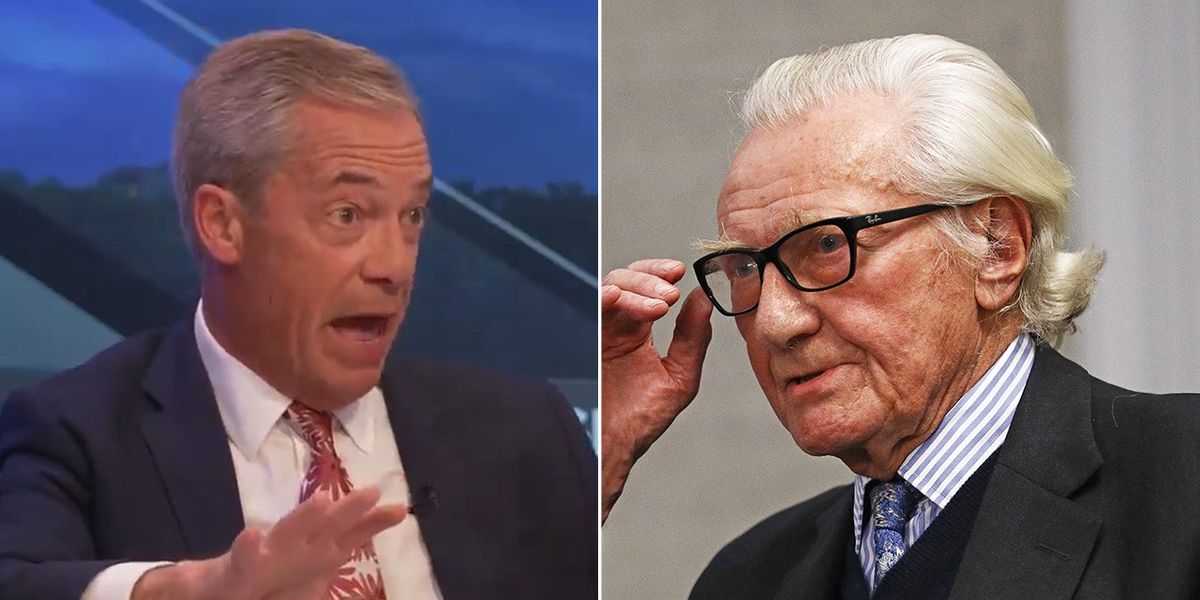 Nigel Farage lambasts Michael Heseltine for 'racist Reform'
claim: 'He's full of BILE and hatred!'​