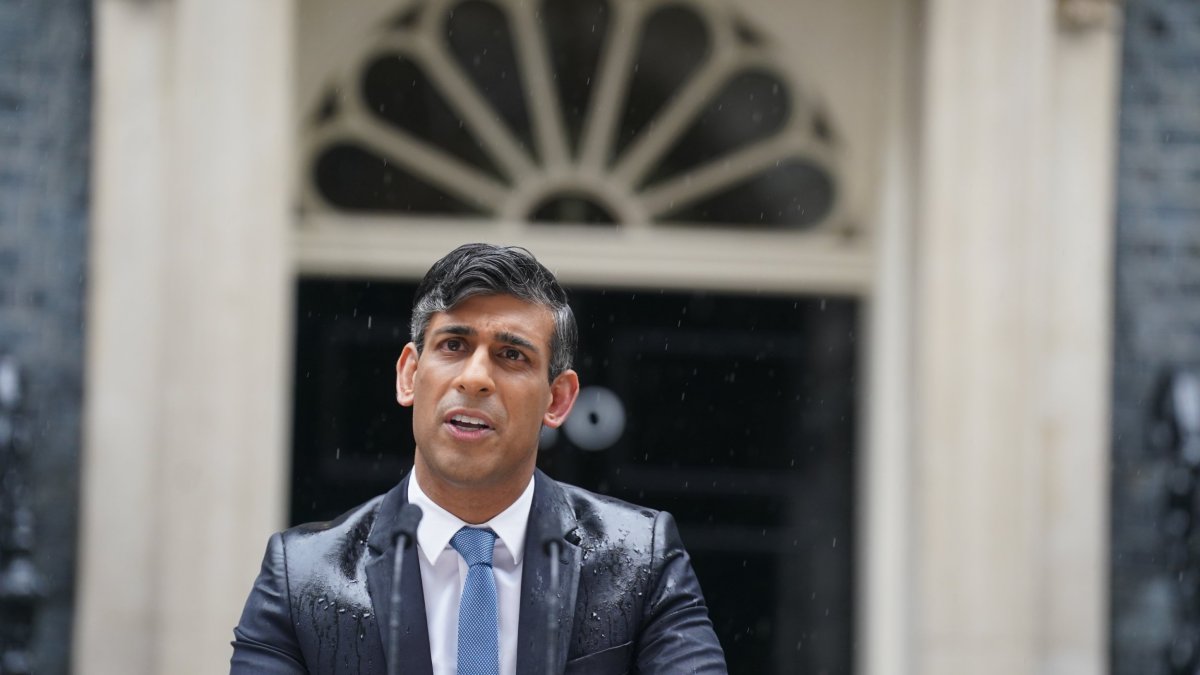 Rishi Sunak confirms snap general election for 4
July