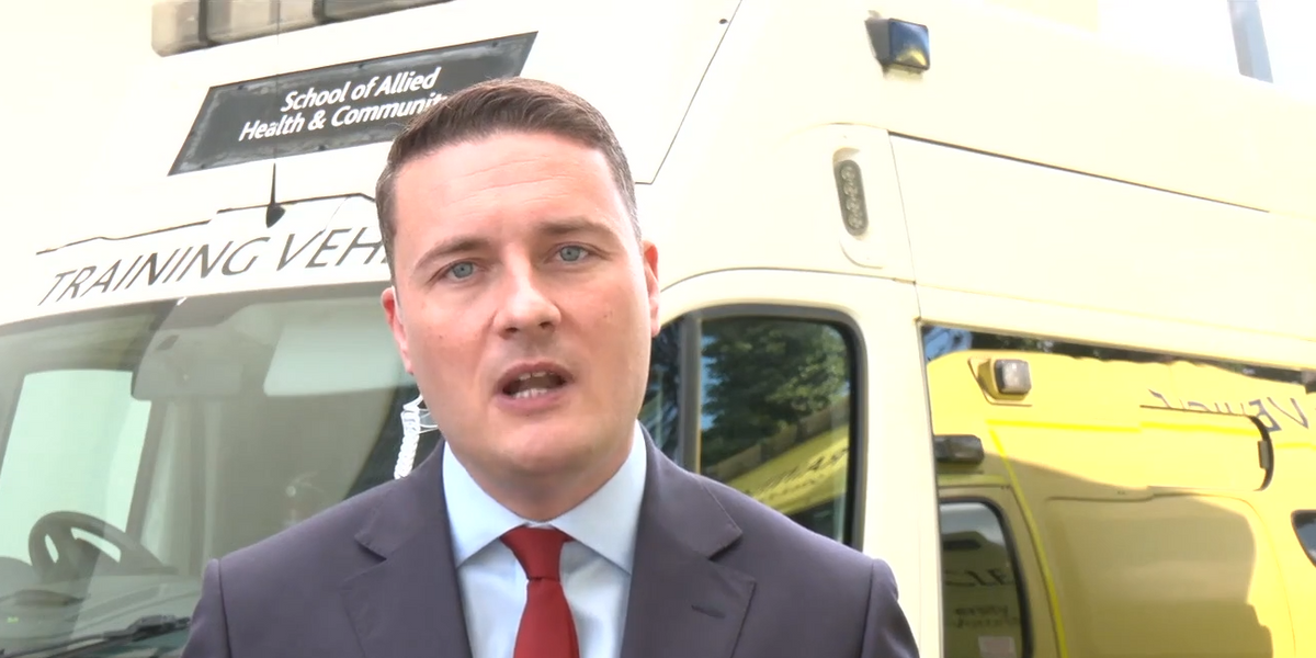 Wes Streeting: We won't force NHS staff to work evenings and
weekends to cut waiting lists