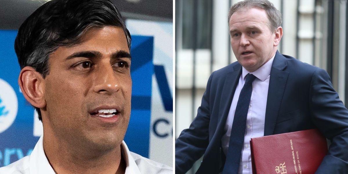 ‘The Tories may be the underdog in this election - Rishi
Sunak has steadied the ship,’ says George Eustice MP